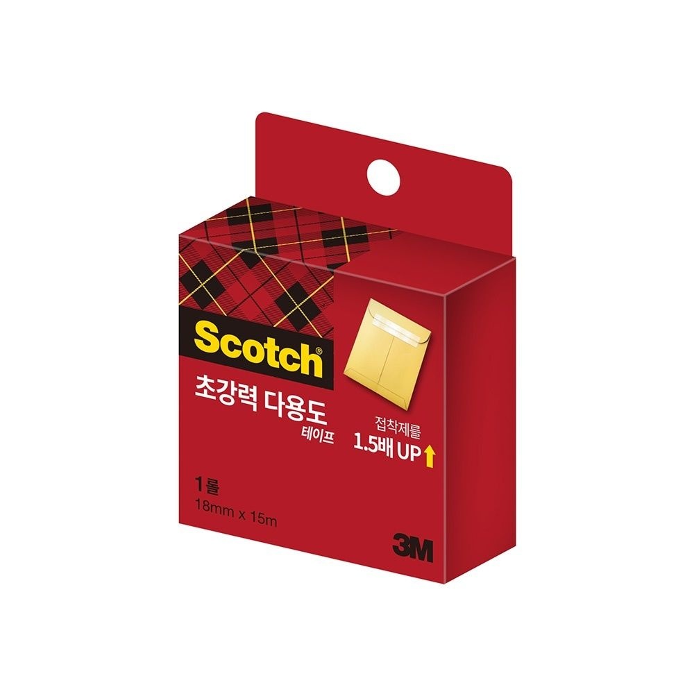 3M 스카치 초강력테이프 리필 SH1815R 18mmx15M