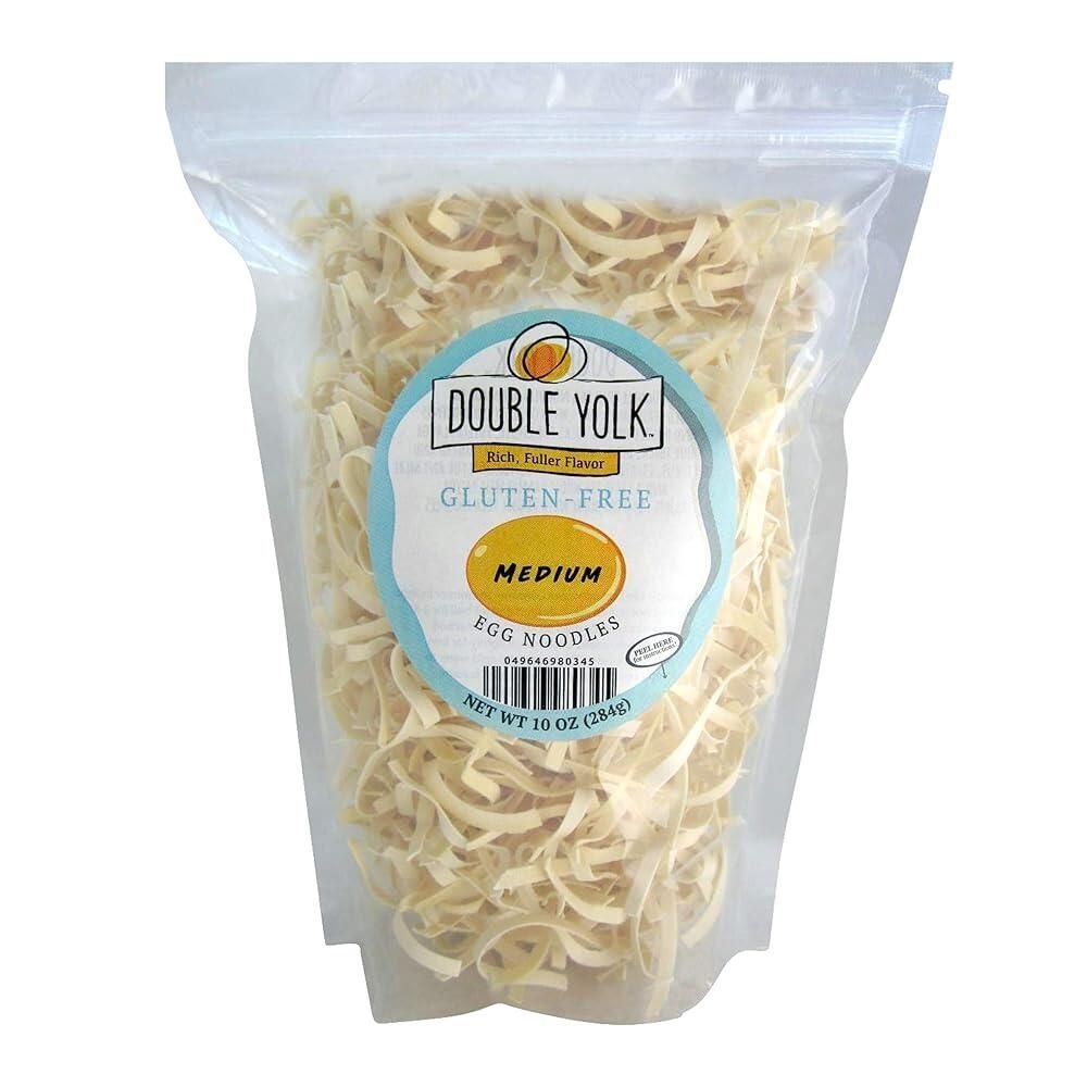 [해외] 글루텐 프리 Noodles Amish Wedding Foods 더블 노른자 미디엄 에그 누들 283.5g10온스 백 1개 [호환]