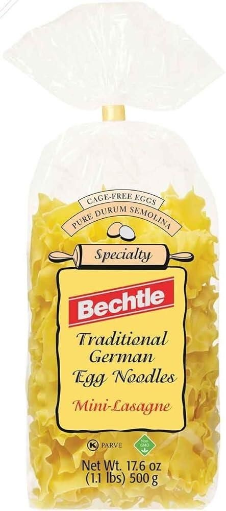 Bechtle [해외] Bechtle Mini-Lasagne Traditional German Egg Noodles 17.6 Ounce - 10 PACK [호환]