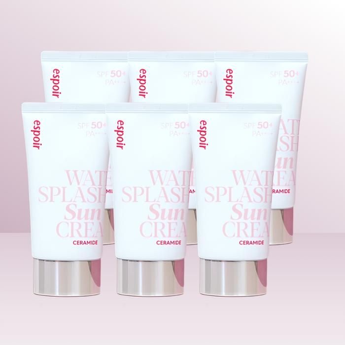 에스쁘아 워터 스플래쉬 선크림 세라마이드 60ml(SPF50+) x 6개 / iuy