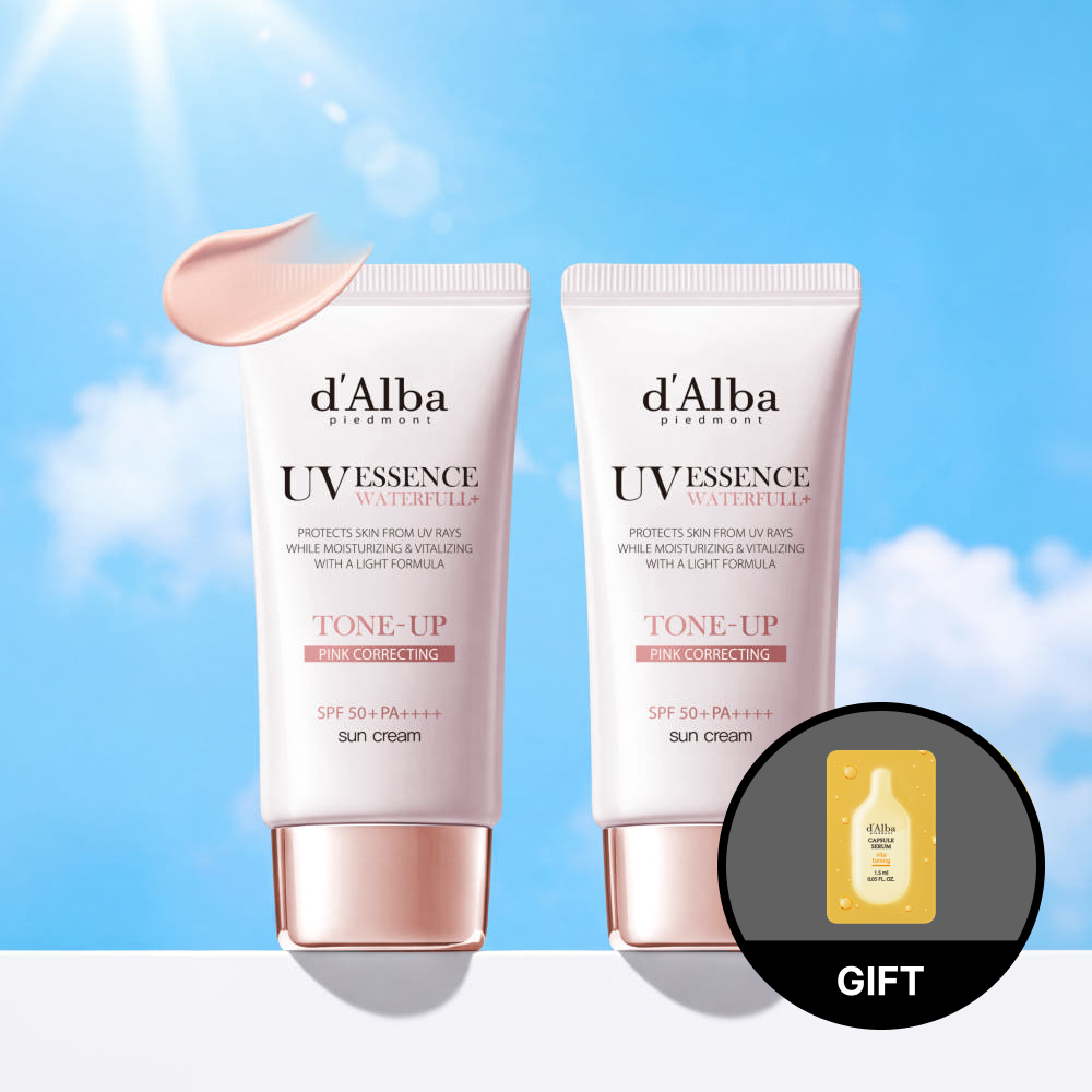 달바 [1+1] 핑크 톤업 선크림 50ml(2개)