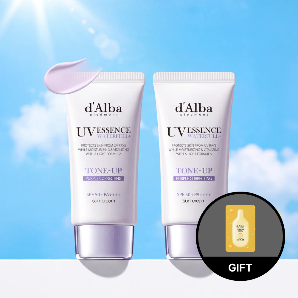 달바 [1+1] 퍼플 톤업 선크림 50ml(2개)