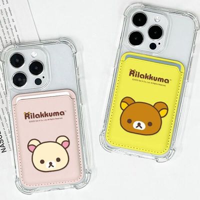 アートボックス/ワンスクリラックマフェイスレザーポケットマクセーフ互換カード財布