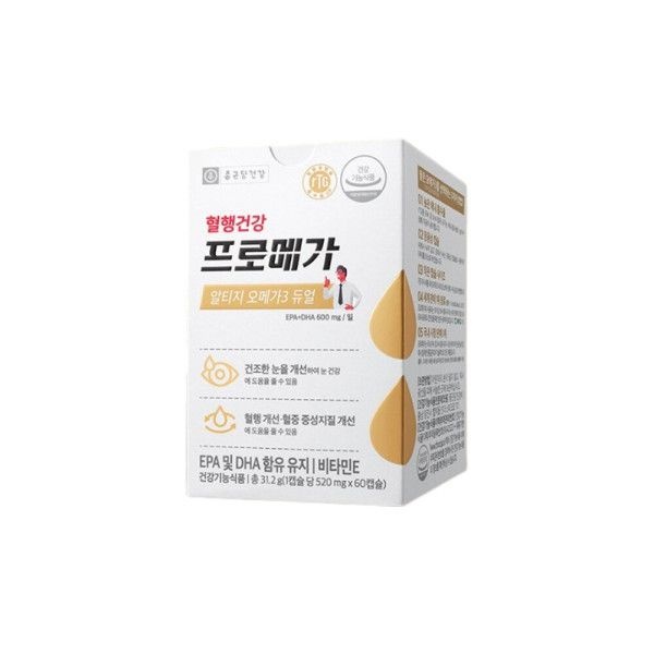 종근당건강 프로메가 알티지 오메가3 듀얼 520mg x 60캡슐