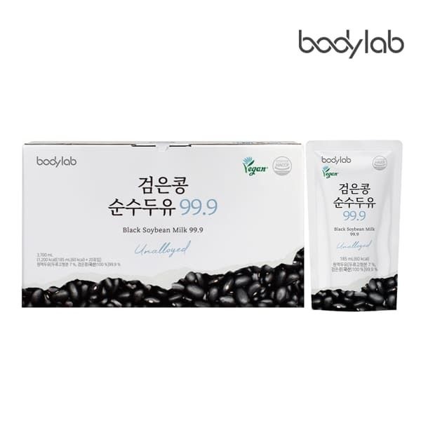 Bodylab 바디랩 검은콩 순수두유 99.9 20팩 x1박스