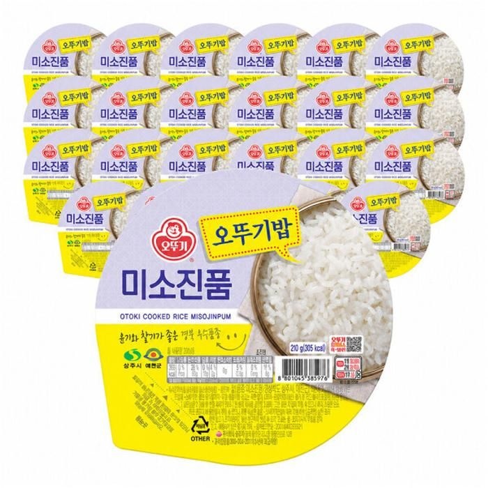 오뚜기 오뚜기밥 미소진품 210g 24개