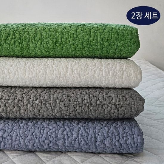2장세트 룸마이룸 피넛 순면 피그먼트 이불겸패드 Q(150X200) 213084