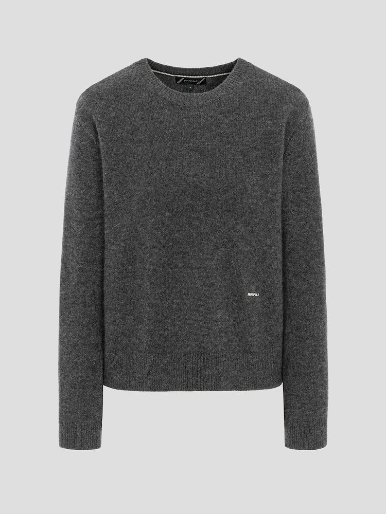 BEANPOLE LADIES [매장정품] 빈폴 레이디스 BEANPOLE LADIES [Essential] 포근 라운드넥 울 니트 - 애쉬 F7H08S3 A6NUDAR BF6X51E094