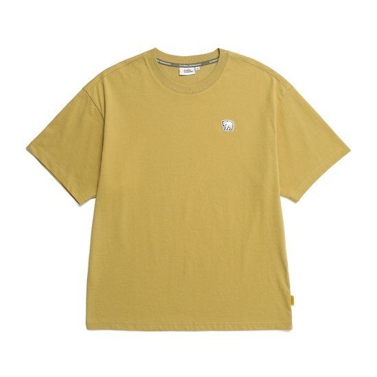 택가55000원내셔널지오그래픽 베어와펜 세미 오버핏 반팔 티셔츠 GREEN OLIVE N235UTS930 2148339