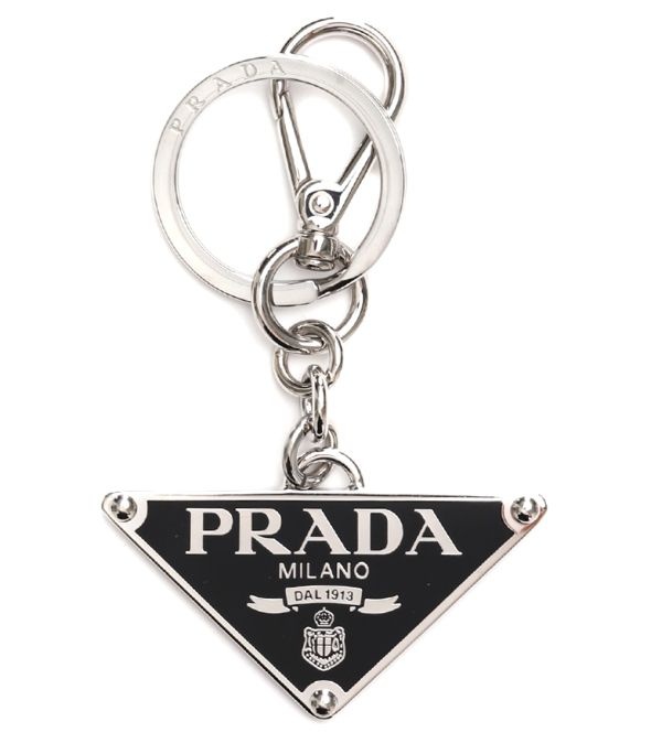PRADA 26 삼각로고 메탈 키체인 2PS057 66A F0002 4144705