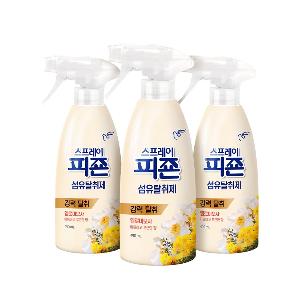 스프레이 피죤 섬유탈취제 오리지널 옐로미모사 490ml X 3개