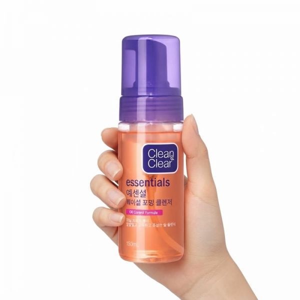 클린앤클리어 에센셜 훼이셜 포밍클렌저 150ml 3개입 거품 세안제