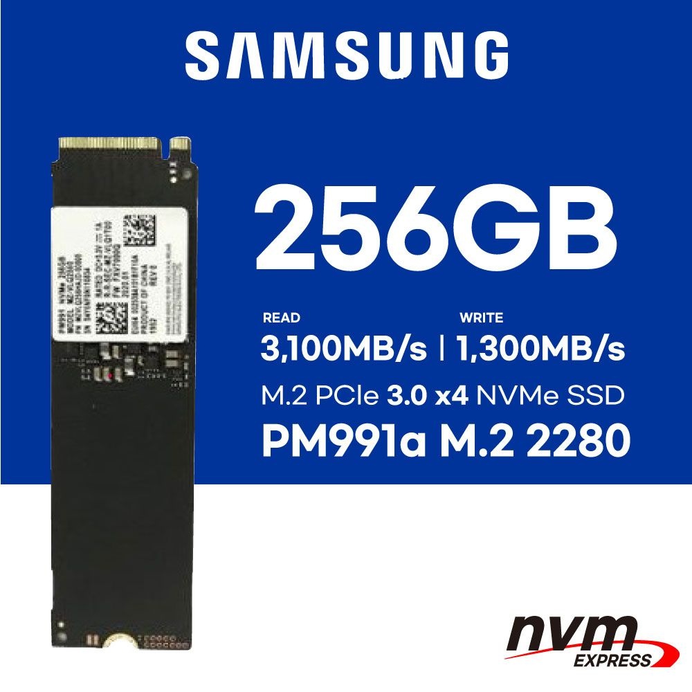 삼성 삼성전자 ND 삼성전자 <b>PM991a</b> (2280) 256GB NVMe M.2 벌크/미사용