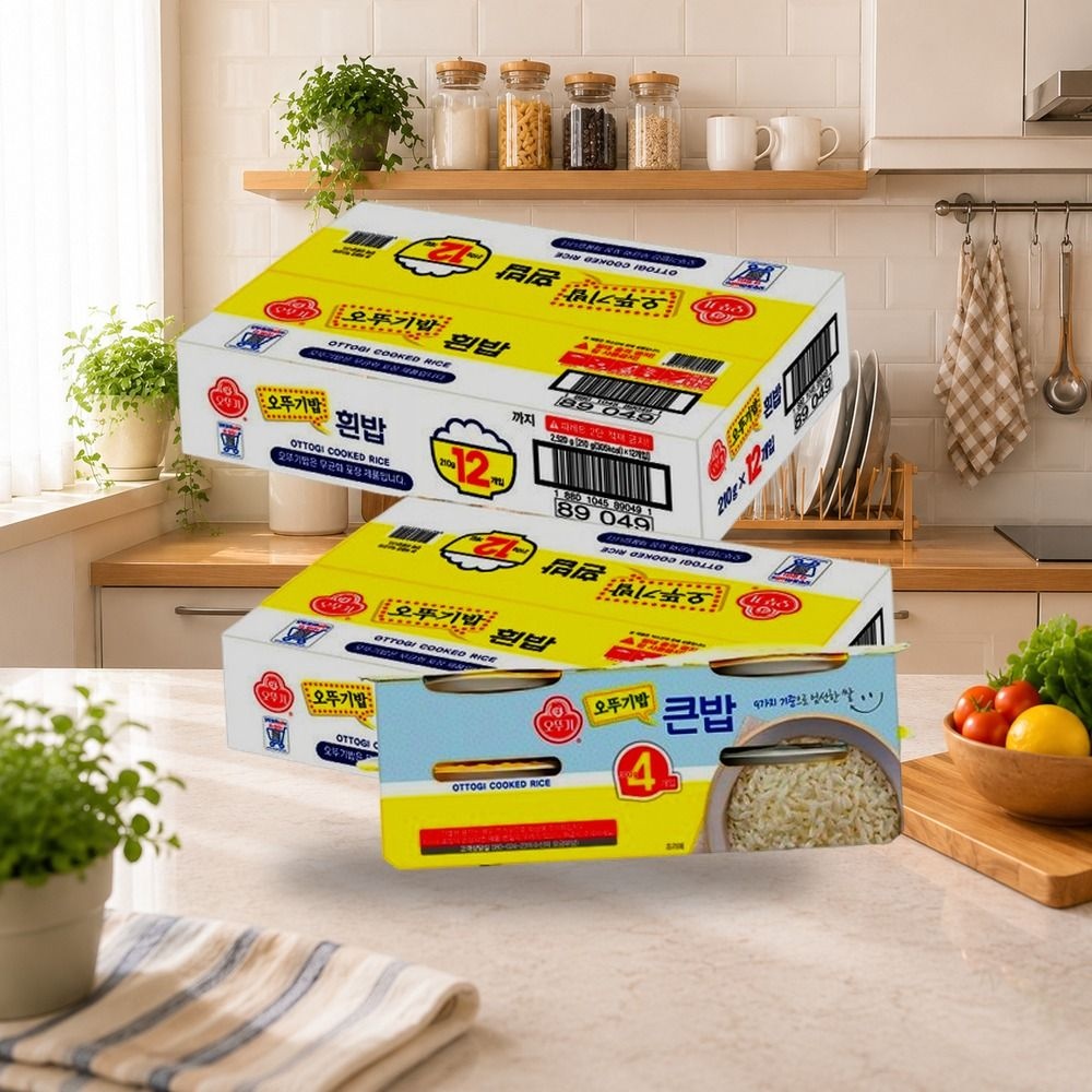 오뚜기 맛있는 밥 210gx24입 + 큰밥 300gx4입 오뚜기밥