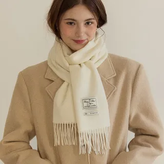 아워호프 Ordinary Wool Muffler - Ivory