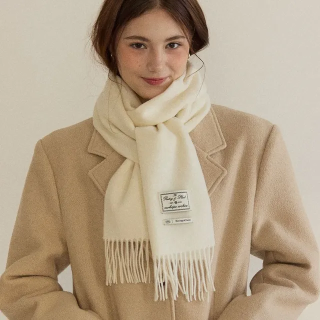 아워호프 Ordinary Wool Muffler - Ivory