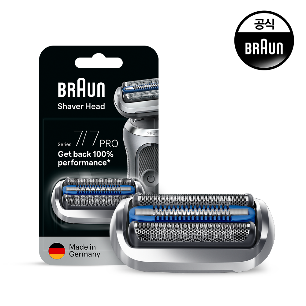 BRAUN 브라운 정품 전기면도기 시리즈7 전용 날망 75S