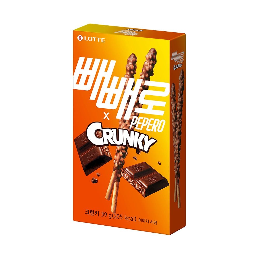 [롯데백화점] 롯데웰푸드 크런키 빼빼로 39g X40개