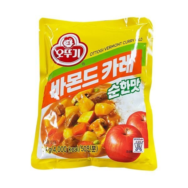 [보리보리]오뚜기 바몬드카레 1kg 순한맛
