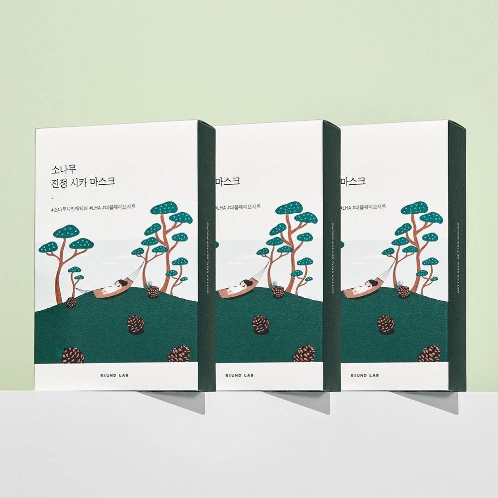 라운드랩 소나무 진정 시카 마스크 30매
