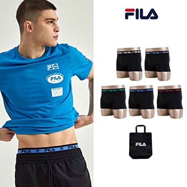 휠라 [휠라][FILA] 휠라 리얼블랙에디션 남자드로즈 5종 에센셜 패키지