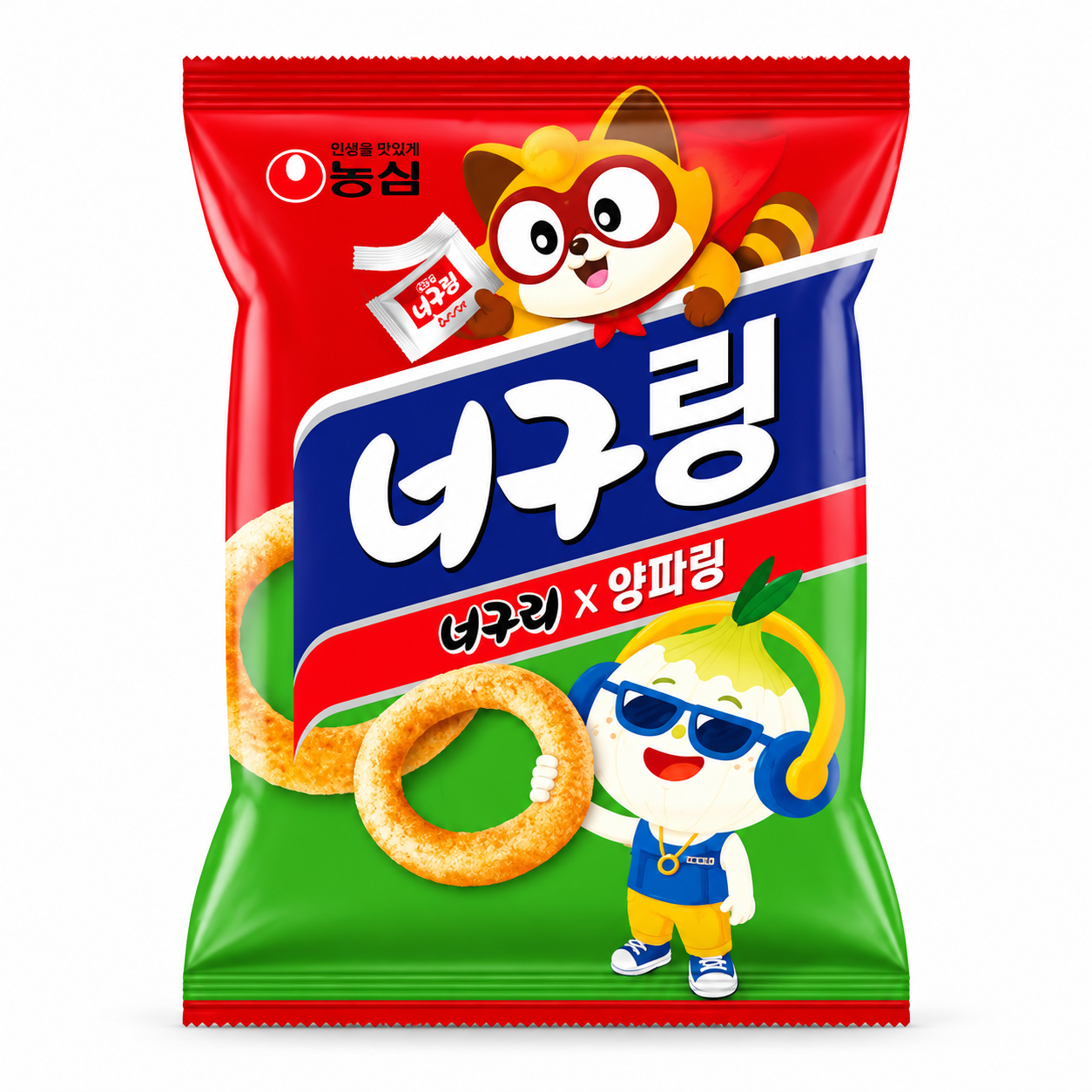 농심 너구링 100g  8개
