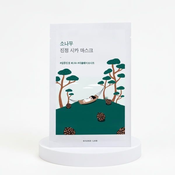 [긴급진정] 라운드랩 소나무 진정 시카 마스크 1매