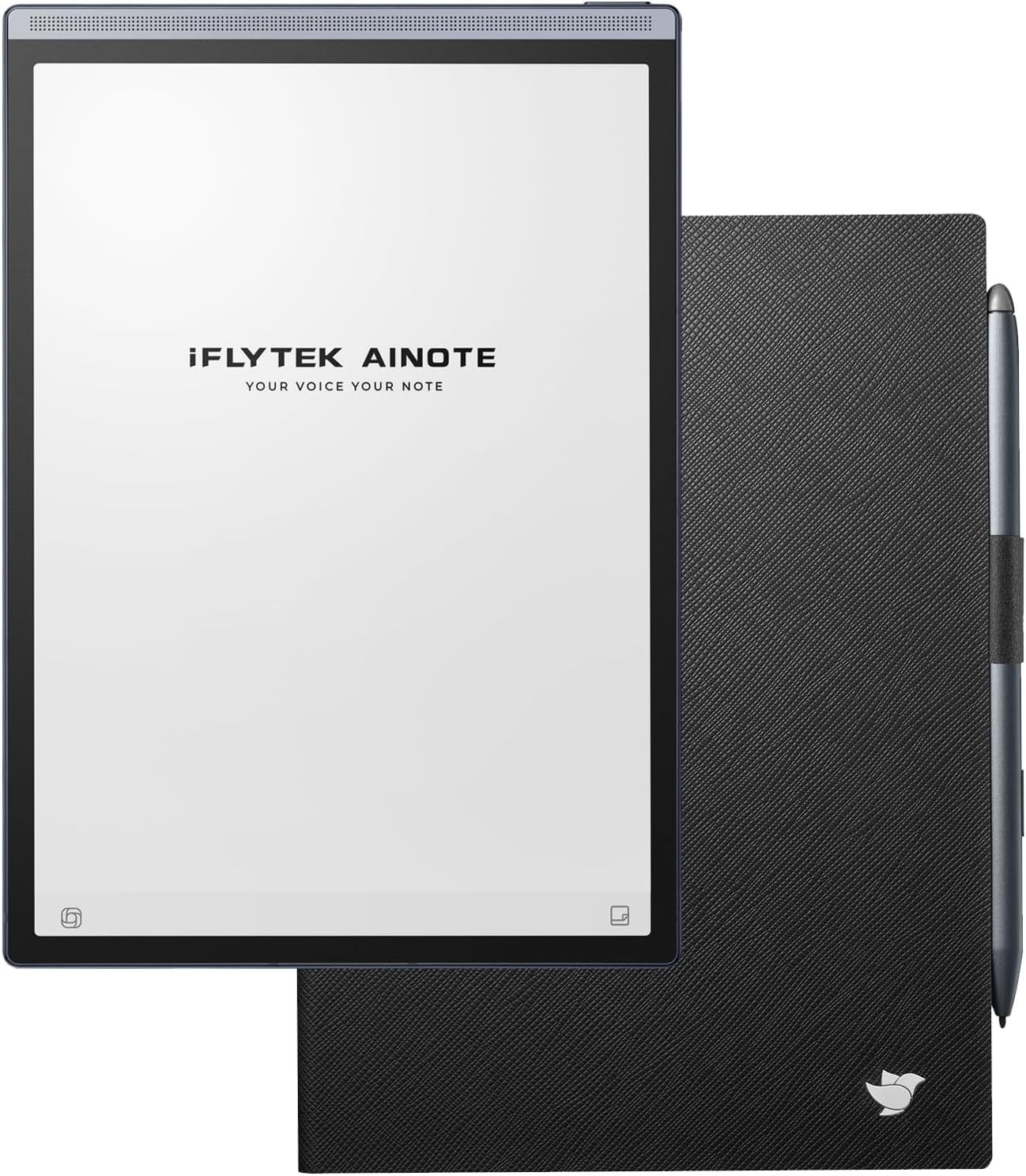 [해외] iflytek AINOTE Air 2 8.2인치 E-ink 태블릿 AI 노트 필기 디지털 블랙 폴리오 케이스 포함