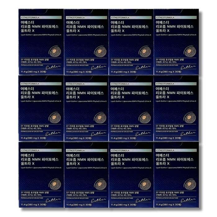 [영양친구] 에스더포뮬러 여에스더 리포좀 NMN 울트라 X 30매 12박스