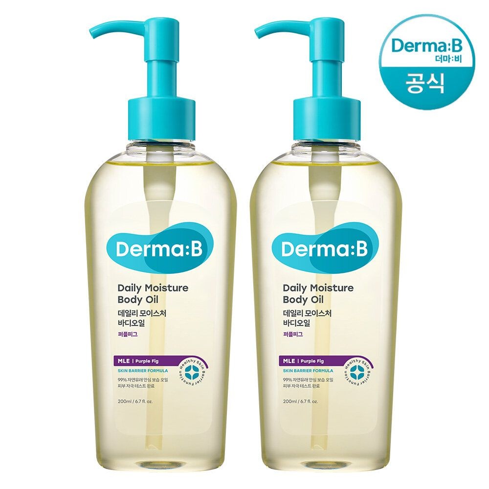 더마비 데일리 모이스처 바디오일 200ml (퍼플피그) 1+1+튜브견본(랜덤)