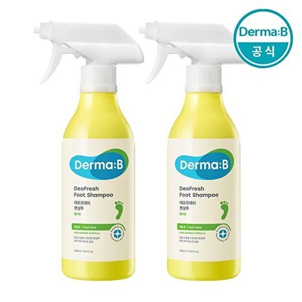 [더마비]데오프레쉬 풋 샴푸_쿨라임 400ml 1+1+(랜덤)견본20ml 1개