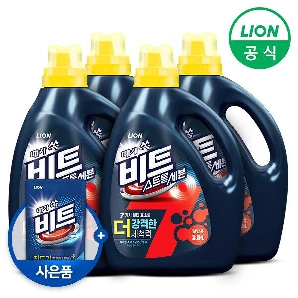 비트 스트롱 세븐 액체세제 3L 용기 x 4개