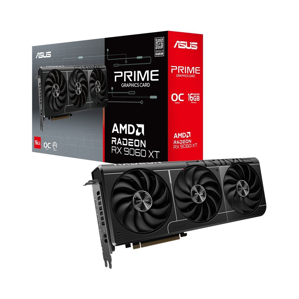 ASUS PRIME 라데온 RX 9060 XT OC D6 16GB 대원씨티에스