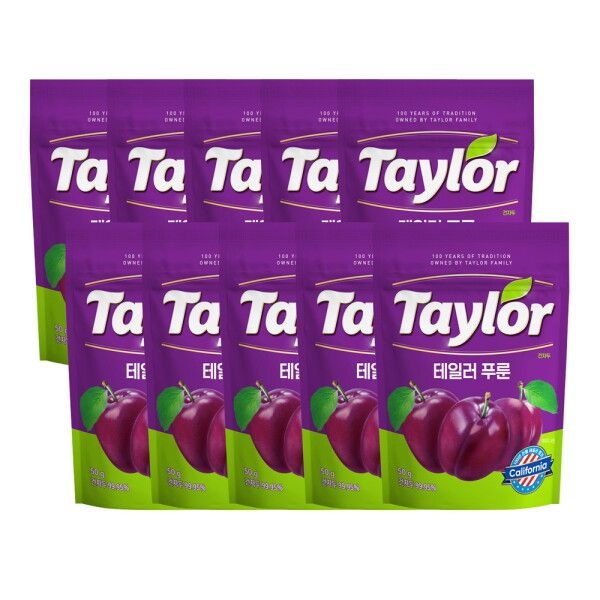 [테일러팜스] [ 공식] 푸룬 건자두 50g x 10봉