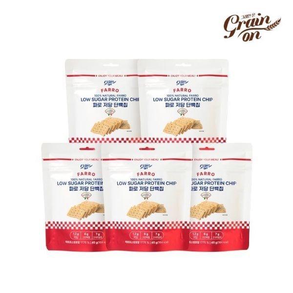 그레인온 [하프클럽]그레인온 파로 저당 단백칩 45g 5개