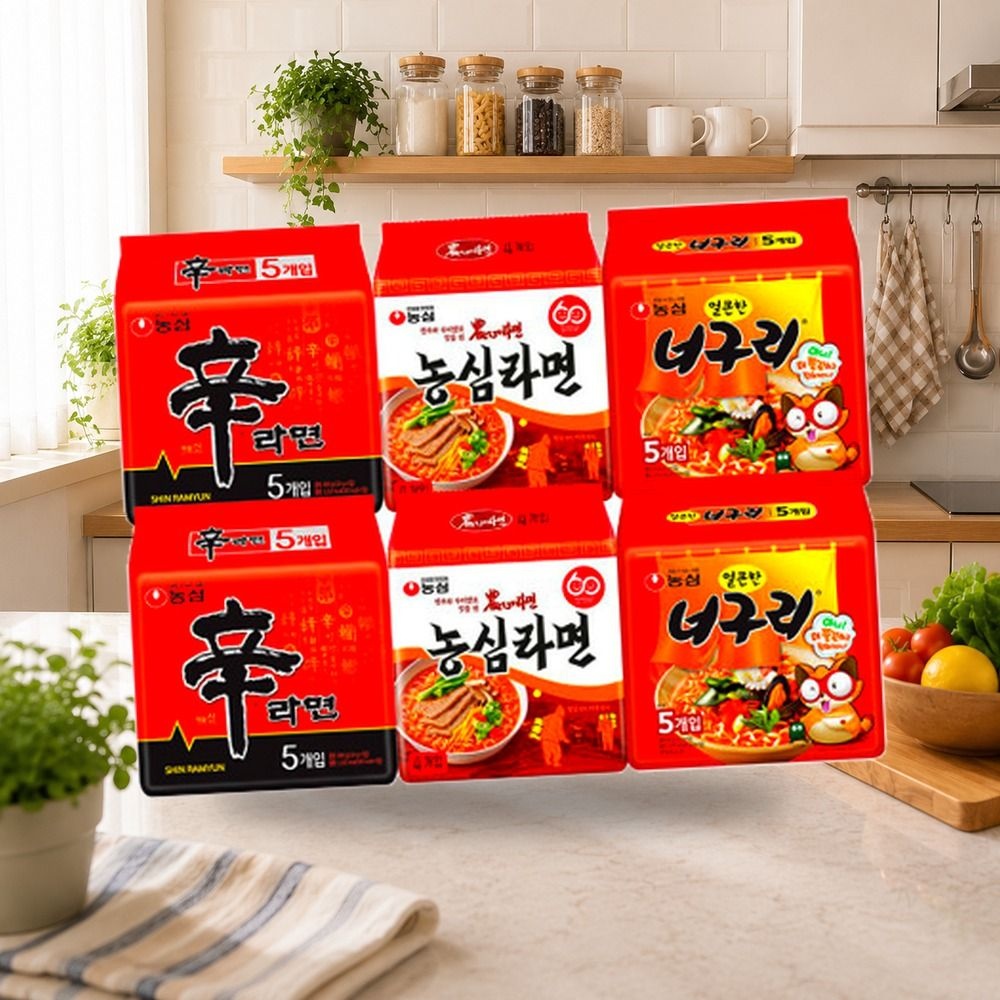 신라면 10입 + 너구리 10입 + 농심라면 8입
