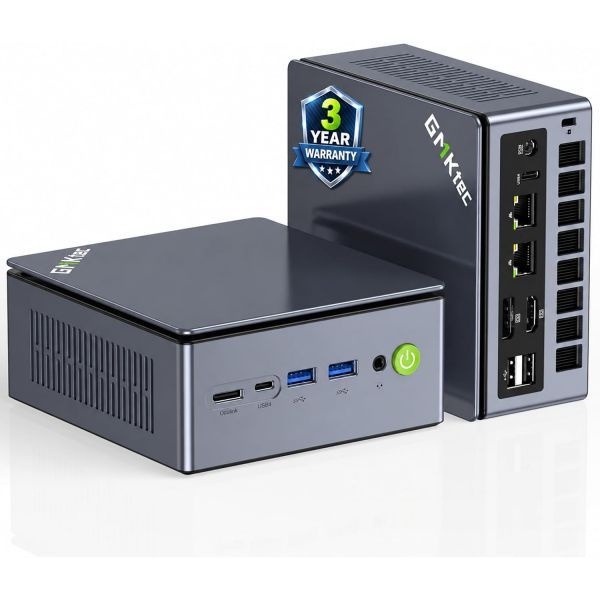 <b>GMKtec</b> [해외] <b>GMKtec</b> 미니 PC 게이밍 M7 울트라 라이젠 7 프로 6850U 32GB DDR5 RAM 512GB 하드 드라이브 PCIe SSD OcuLink 듀얼 NIC 2.5G LAN 데스