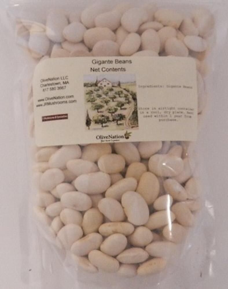OliveNation [해외] OliveNation Gigante Beans 말린 그리스 자이언트 빈 영양이 풍부한 고섬유 콩과 식물 GMO 프리 글루텐 코셔 비건 - 0.5kg1파