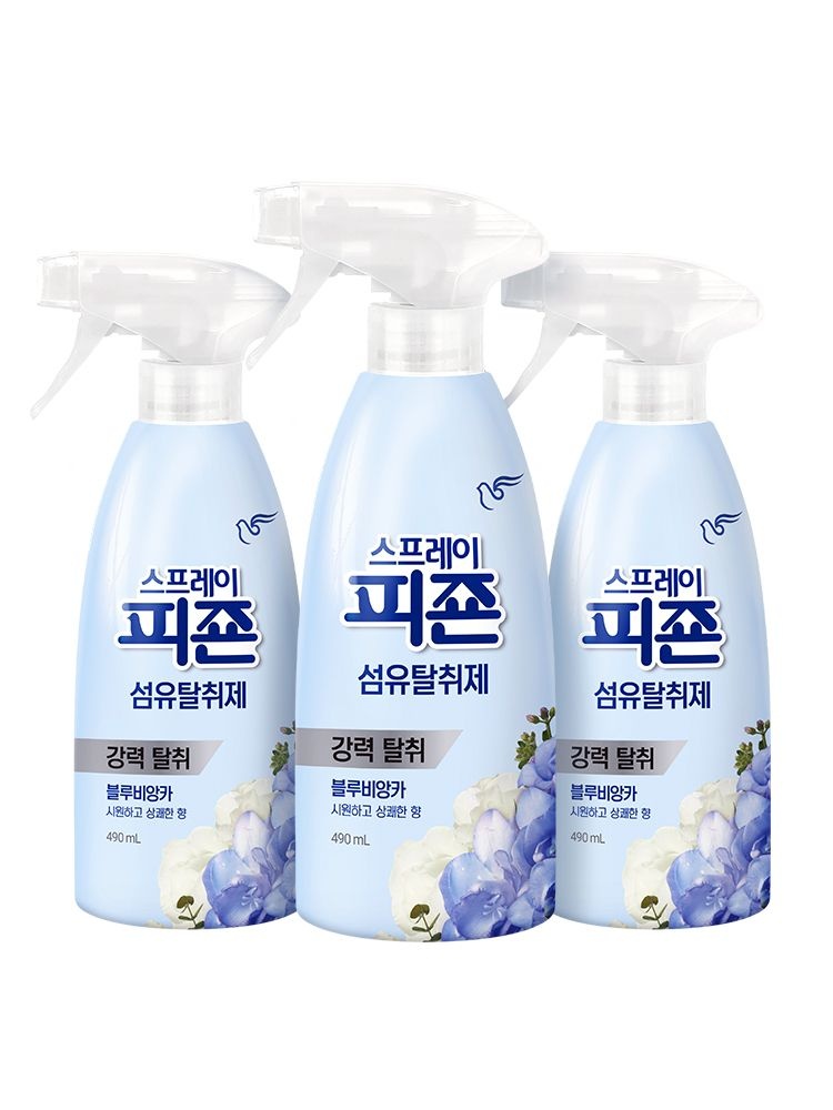 스프레이 피죤 섬유탈취제 오리지널 블루비앙카 490ml X 3개