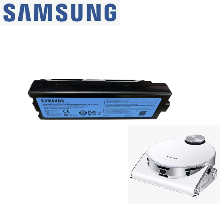 삼성 삼성 로봇청소기 VCA-RBT95 제트봇 배터리 <b>VR50B9563AE</b> 3800mAh