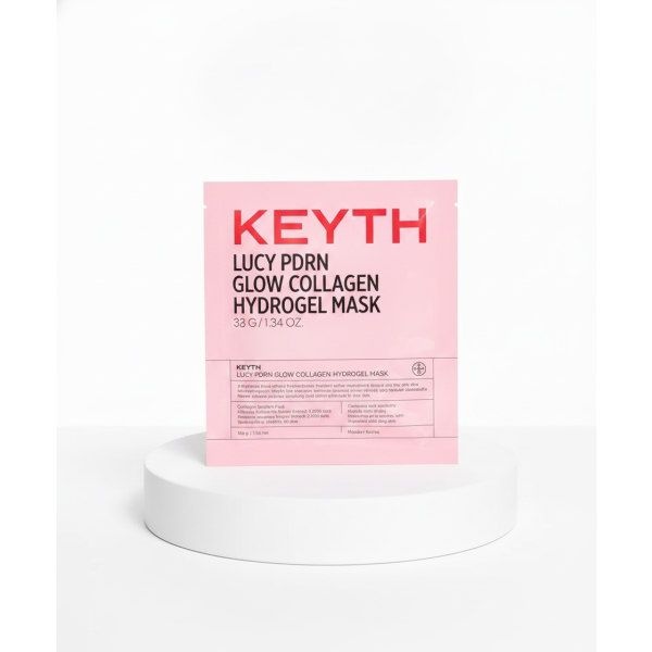KEYTH 루시 PDRN 글로우 콜라겐 하이드로겔 마스크 38g * 4매