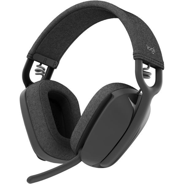 [해외] Logitech 로지텍 Zone Vibe 100 경량 무선 오버이어 헤드폰 노이즈 캔슬링 마이크 포함 고급 멀티포인트 블루투스 헤드