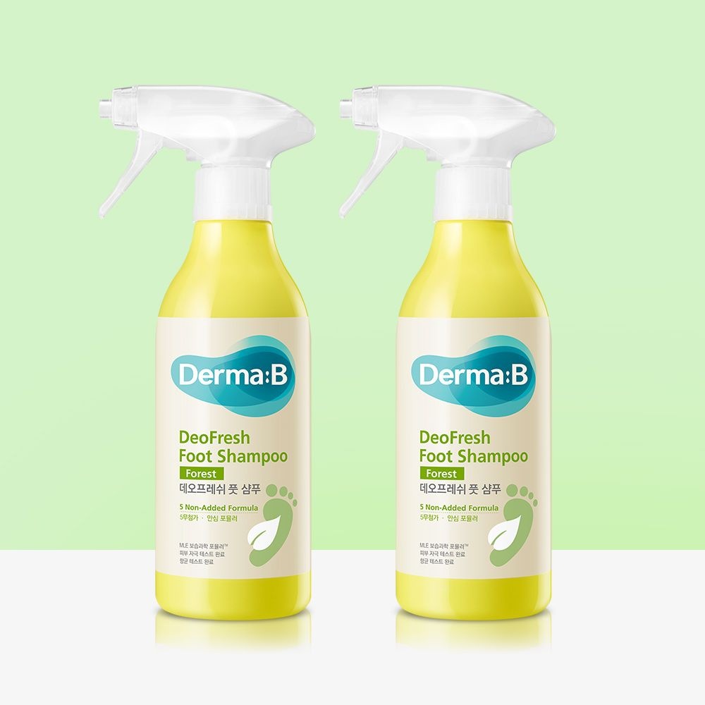 더마비 데오프레쉬 풋 샴푸 [포레스트] 400ml, 2개