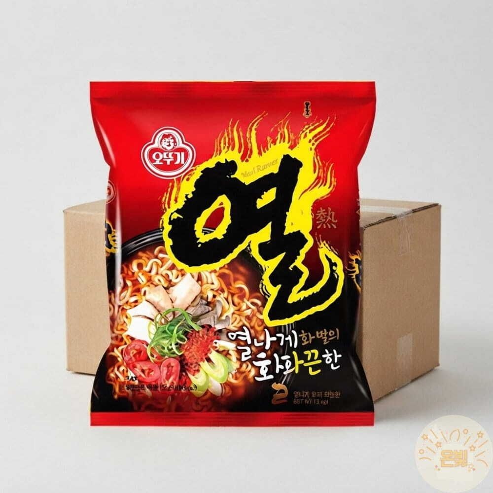 오뚜기 온빛마켓 <b>열</b><b>라면</b><b>40</b>봉 <b>열</b><b>라면</b>1박스 오뚜기봉지<b>라면</b>