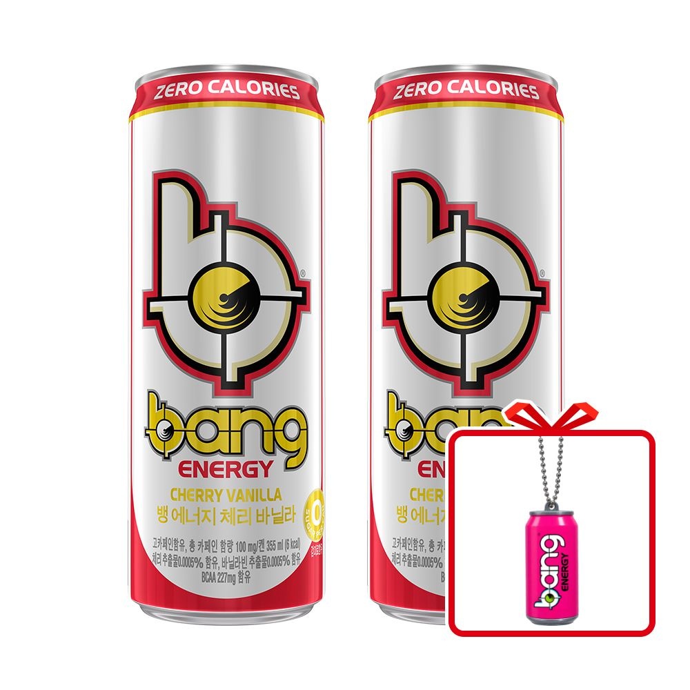 뱅 에너지 체리 바닐라 CAN 355ml 24개 + 오프너 키링 (옵션선택)