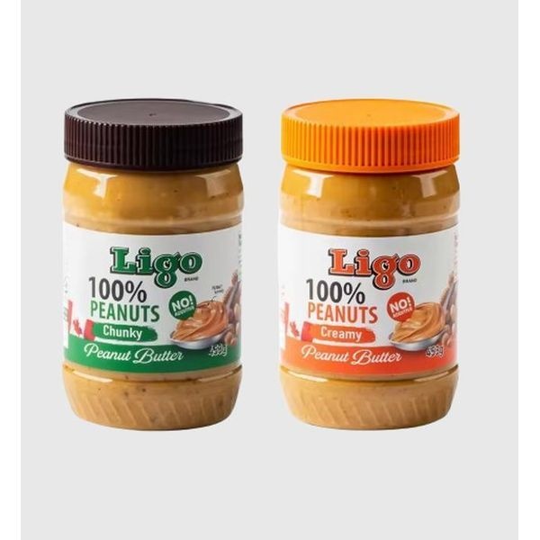 sellerhub [하프클럽]LIGO 100 네츄럴 땅콩버터 땅콩잼 453g 크리미 2개입