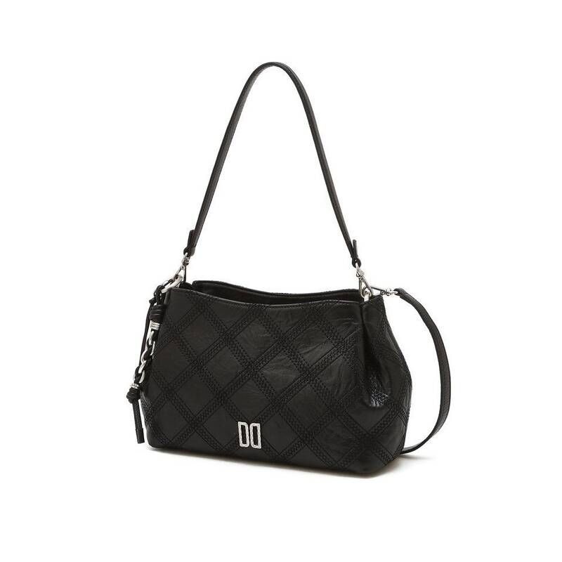 닥스 ACC 닥스 ACC DCBA6F321BK QUILTED BLOOM 퀼티드블룸 블랙 DD로고 소가죽 숄더백 T7V3W8X1 P7Q3R8S1