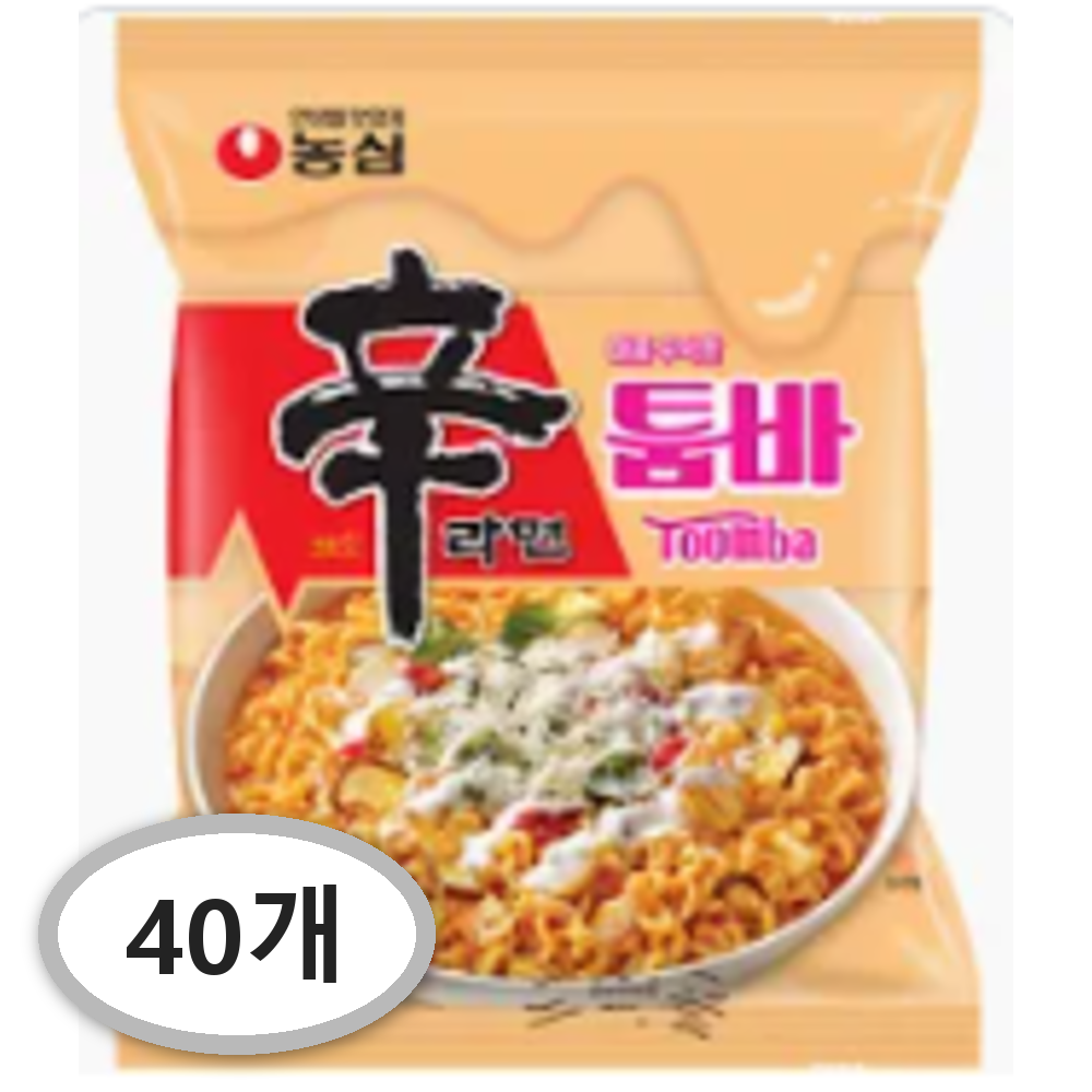 국내 제조사 <b>신라면</b> 툼바 137g 40개