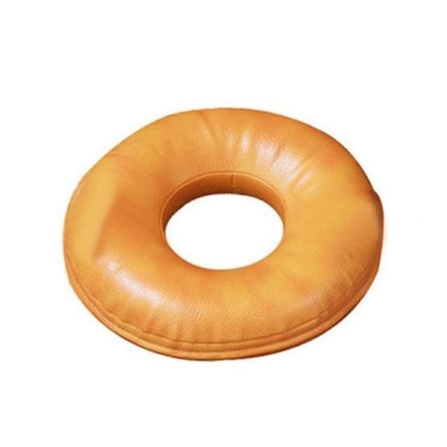 웰리스코리아 병원용 안면받침대 원형 얼굴받침 솜 레자커버 지름27cm 마사지용얼굴베개 침대엎드려