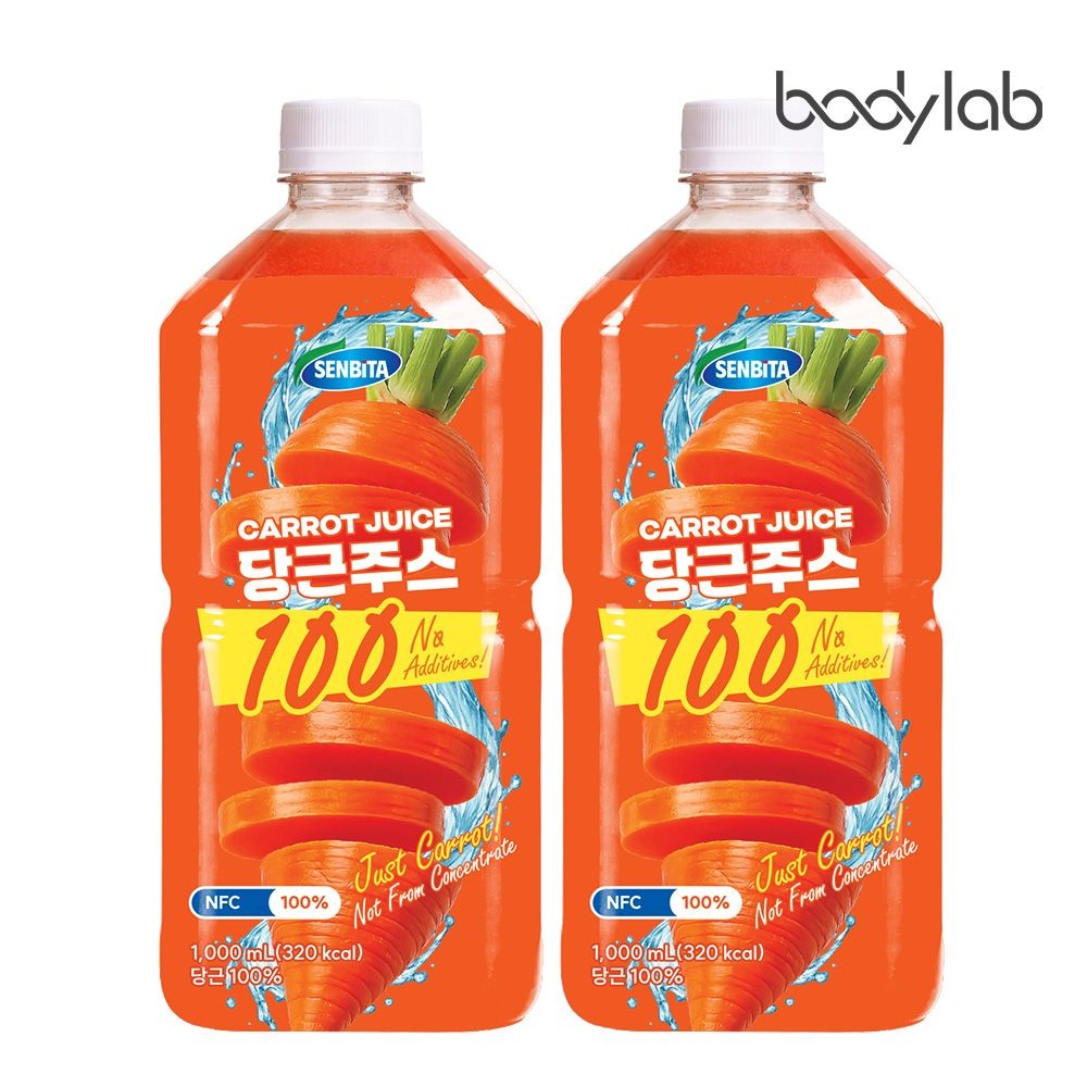 [바디랩]바디랩 센비타 당근주스 1L, 2개